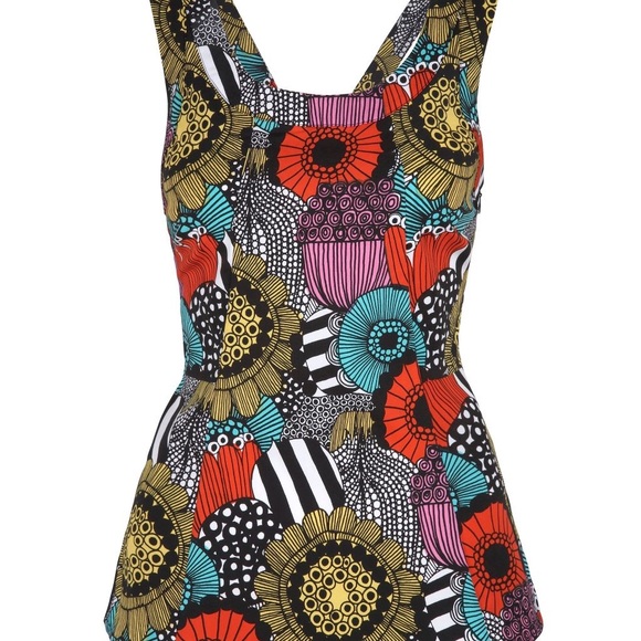 ✨RARE!✨ NWT BANANA REPUBLIC X MARIMEKKO | TOP + SHORTS | SZ 12 | SOLD OUT! ✨ - Picture 6 of 7